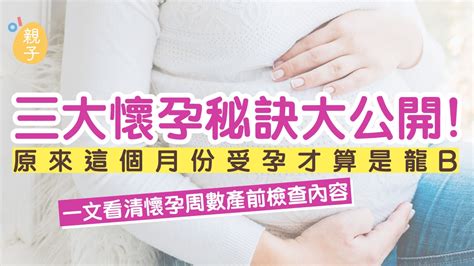 生龍b|生龍B備孕攻略｜6月起成功受孕便能生龍B 婦產科醫 